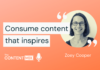 Consuming content that inspires – Zoey Cooper, content and brand director at Wordbank